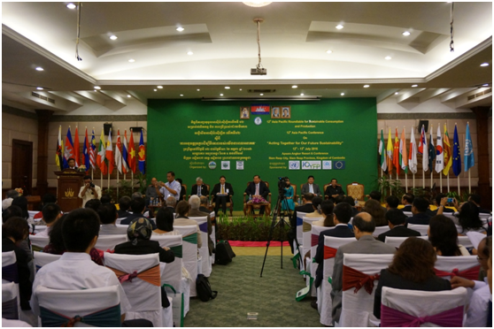ACEF Representative Attending “The 12th Asia-Pacific Roundtable for Sustainable Consumption and Production” convened in Cambodia